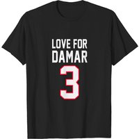 Love For Damar 3 T-shirt Bills Pregame Warmup Shirt — Mens T Shirts