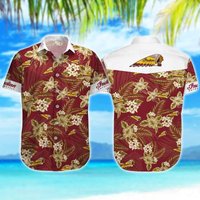 Motorcycle Hawaiian Shirt, Indian Hawaii Shirt, Button Down Hawaiian Shirt