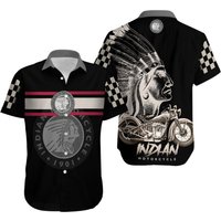 Original Motorcycle Button Hawaiian Shirt