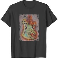 Jimi Hendrix Art Jimi's Monterey Electric Guitar T-shirts