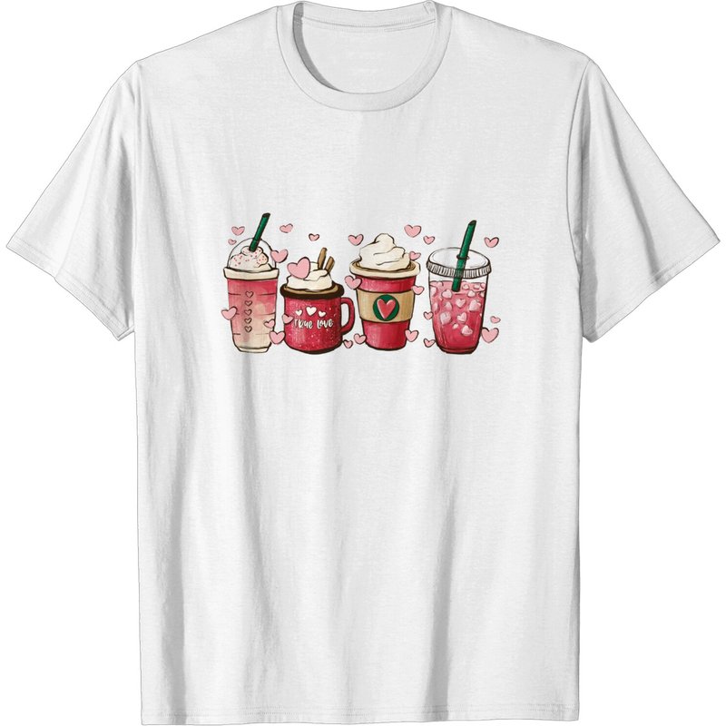 Valentines Day Coffee Shirt — Mens T Shirts