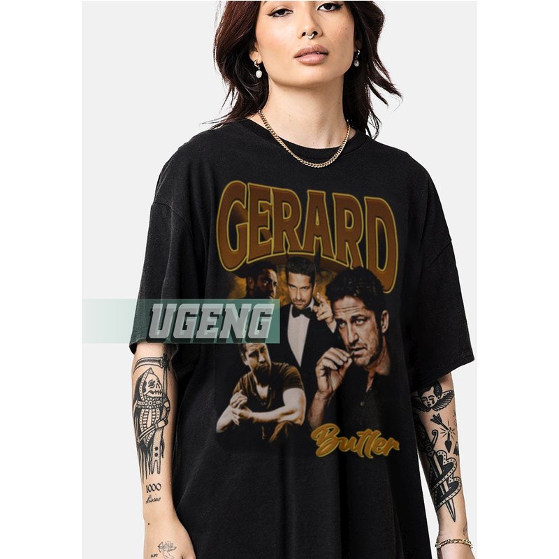 Gerard Butler Shirt Vintage 90s Grapic Tee Unisex Tshirt — T-shirts pour hommes