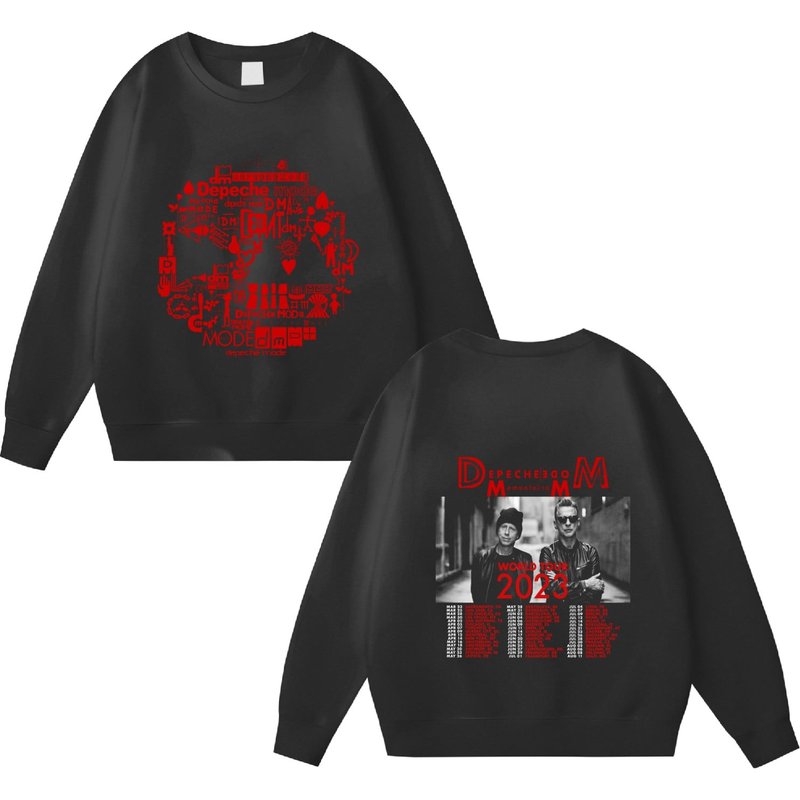 Depeche Mode Shirt, Depeche Mode Memento Mori World Tour Sweatshirt — Sweats à capuche pour hommes