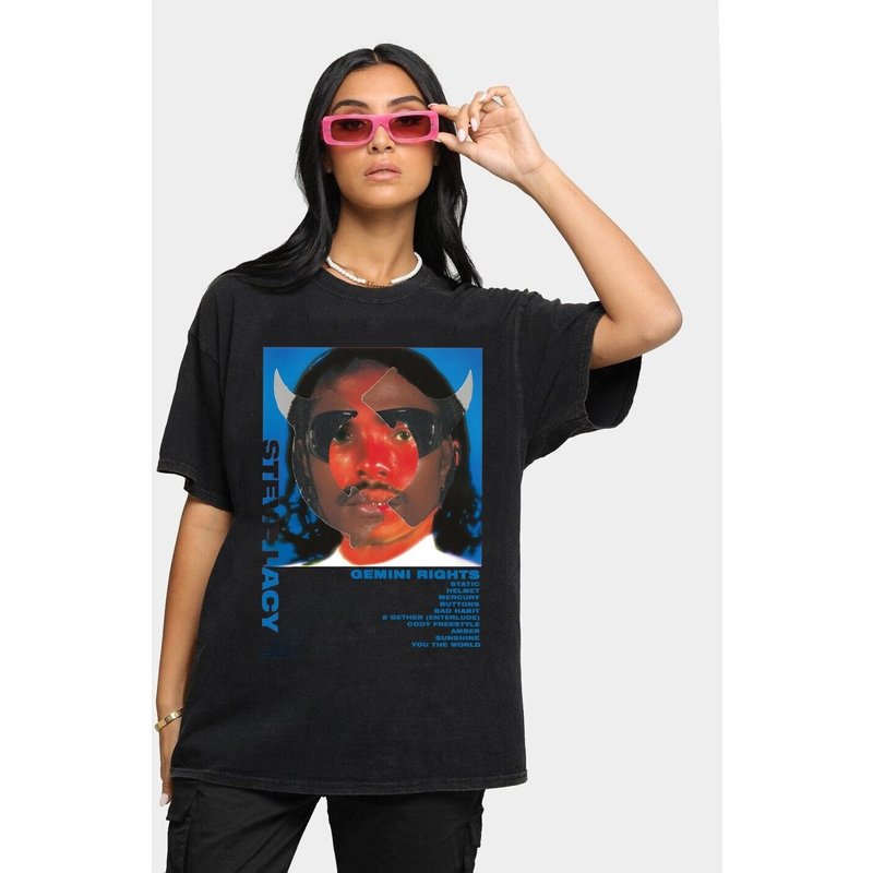 Steve Lacy Shirt, Gemini Rights T Shirt, 2022 Album Steve Lacy Merch — T-shirts pour hommes