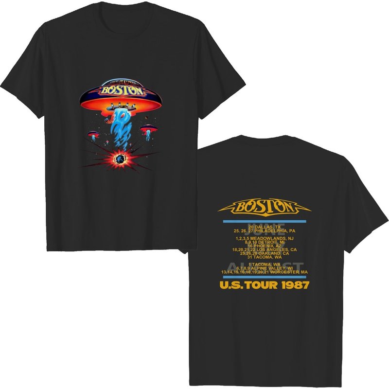 Boston Tour 1987 Concert Tee - Rock Band Merchandise