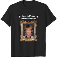 Rest In Peace Princess Diana Owen Wilson Shirt — Mens T Shirts