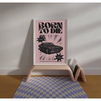 Lana Del Rey Poster, Dorm Decor For College Girls, Bar Cart Prints Poster