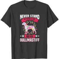 Bullmastiff Never Stand Between A Girl And Her Bullmastiff T-shirts — T-shirts pour hommes