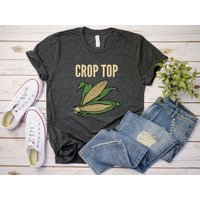 Crop Top Shirt, Farm Shirt, Corn Shirt, Crop Top — T-shirts pour hommes