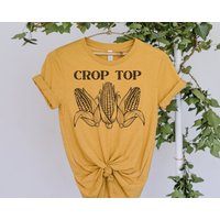 Crop Top Shirt, Farm Tshirt, Funny Fall Shirt, Corn Shirt — T-shirts pour hommes
