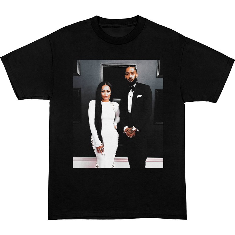 Lauren London Nipsey Hussle Shirt, Vintage Style T-shirt — Mens T Shirts