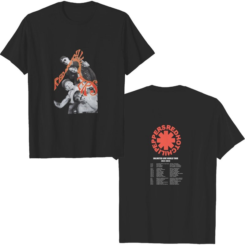 Red Hot Chili Peppers 2023 World Tour Shirt — Mens T Shirts