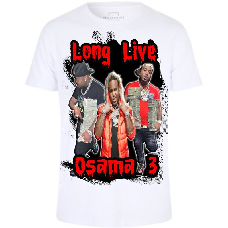 Long Live Osama 3, Mo3 Rapper T-shirt — Mens T Shirts