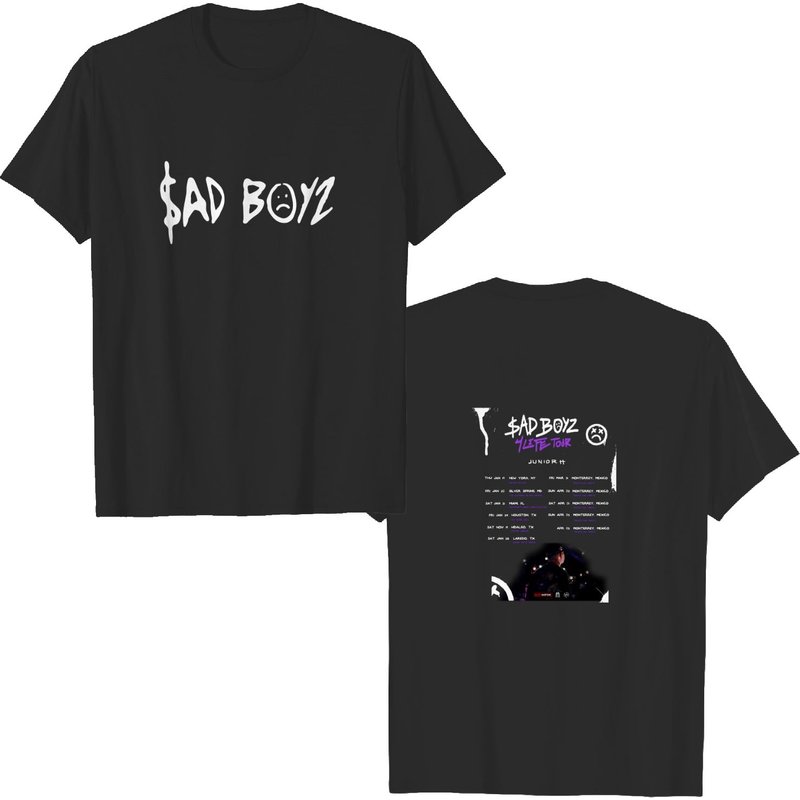 Junior H Sad Boyz Tour 2023 Dates T Shirt — Mens T Shirts
