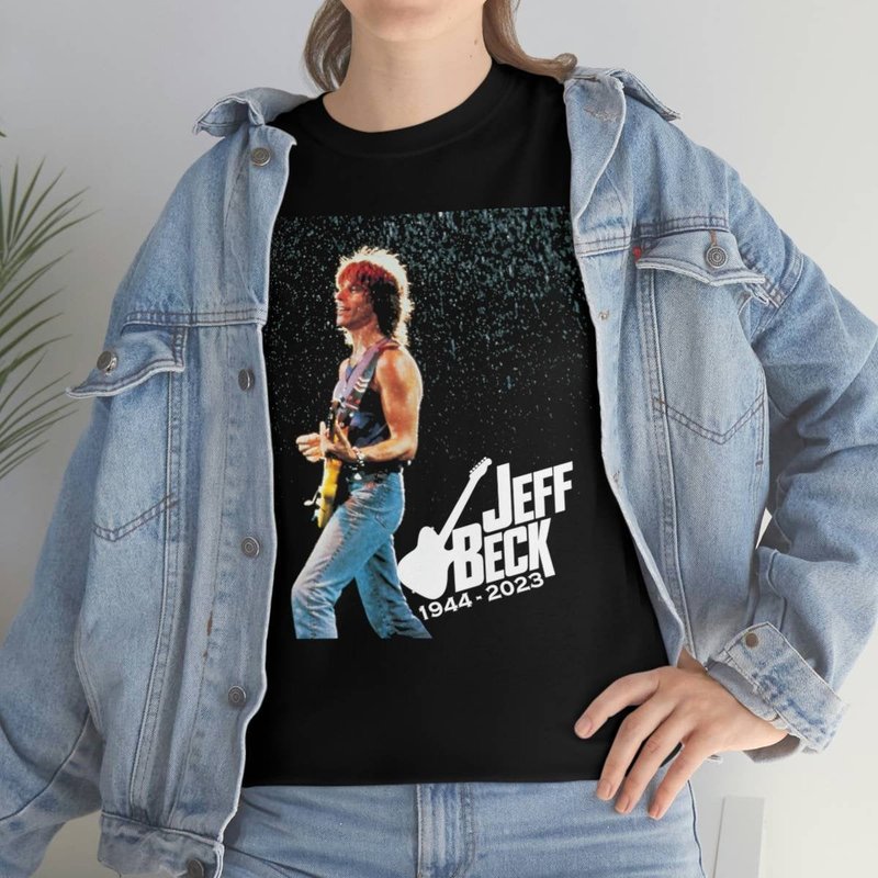 Jeff Beck Memorial Shirt, Jeff Beck Shirt