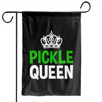 Pickle Queen Garden Flags — Drapeaux décoratifs