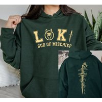 Print 2 Sides Loki Laufeyson Sweatshirt, Love Is A Dagger Sweatshirt