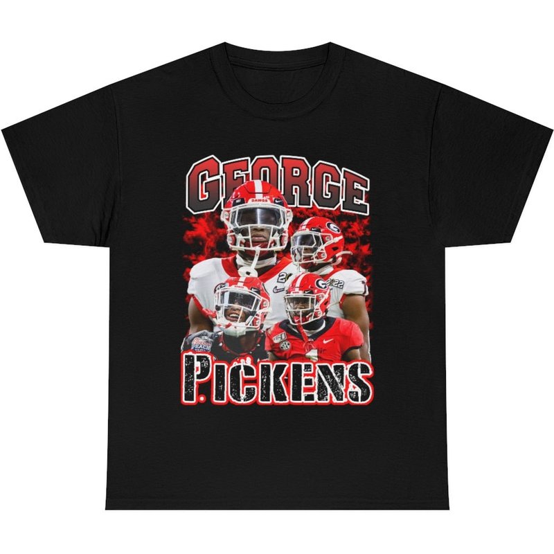 George Pickens Custom T Shirt — T-shirts pour hommes