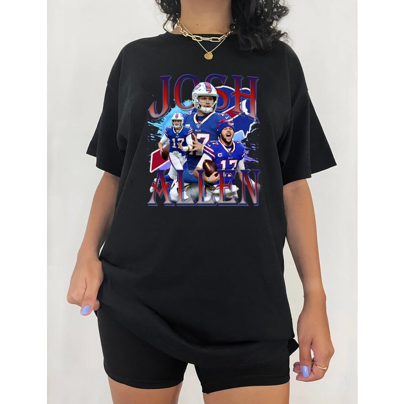Josh Allen Shirt, Josh Allen Vintage Bootleg T-shirt — T-shirts pour hommes