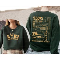 Loki God Of Mischief Sweatshirt — Sweats à capuche pour hommes