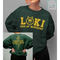 Loki God Of Mischief Shirt | Loki Laufeyson Sweatshirt