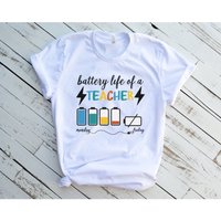 Battery Life For Teachers Gift Shirt — T-shirts pour hommes