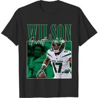 Garrett Wilson Shirt Vintage 90s #17/wide Receiver Oversize Shirt — T-shirts pour hommes