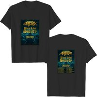 Anthrax & Black Label Society 40th Anniversary Tour 2023 Double Sided Shirt — T-shirts pour hommes