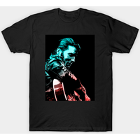 Elvis Presley With His Guitar - Elvis Presley T-shirt