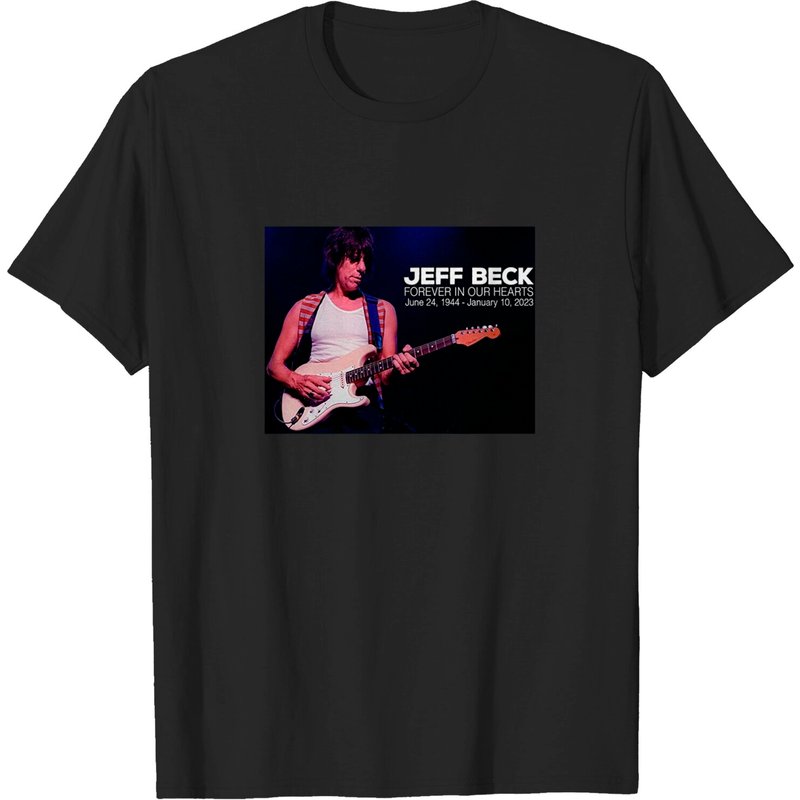 R.i.p Jeff Beck 1944-2023 T-shirt, Jeff Beck Fan Shirt, Rock Guitar T-shirt — Mens T Shirts