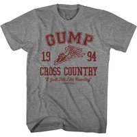 Forrest Gump Cross Country Movie Shirt — Mens T Shirts