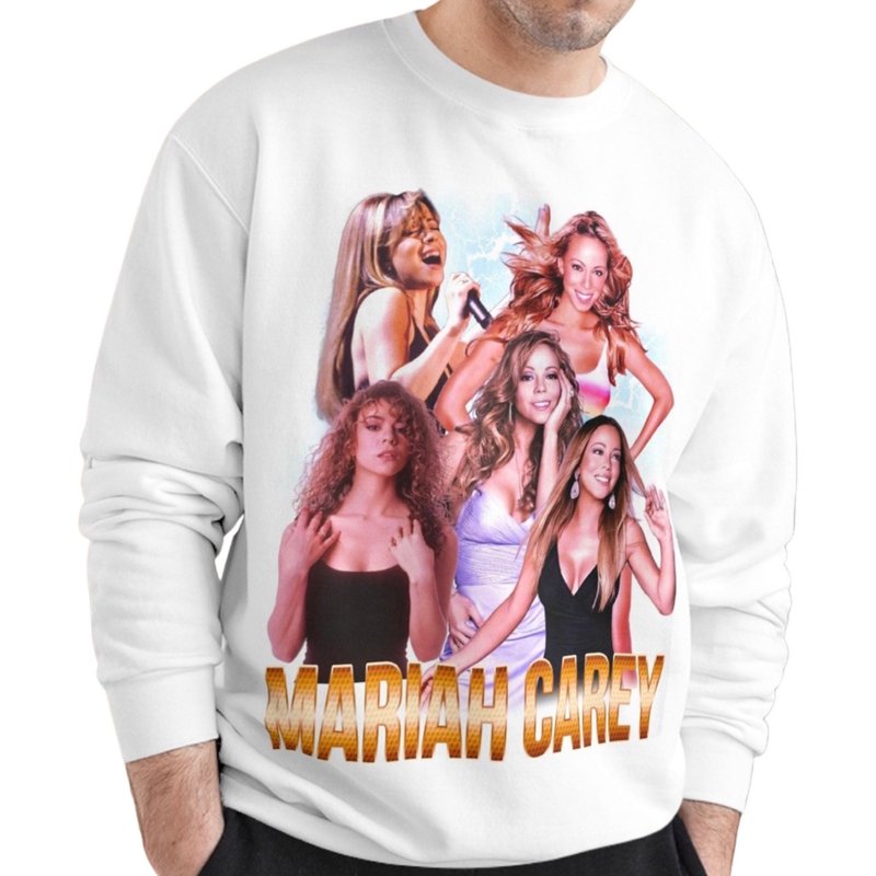 Mariah Carey Sweatshirt | Vintage Mariah Carey Sweatshirt — Sweats à capuche pour hommes