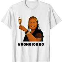 White Lotus Unisex Tee With Jennifer Coolidge As Tanya Mcquoid In White — T-shirts pour hommes