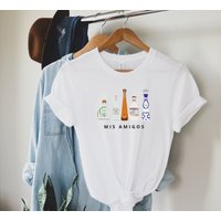 Mis Amigos T-shirt | Tequila Tee | Tequila Funny Shirt — T-shirts pour hommes