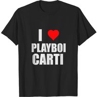I Love Playboi Carti, Rapper White T-shirt, Opium — T-shirts pour hommes