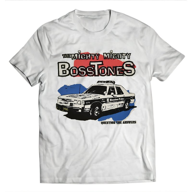 Vintage The Mighty Mighty Bosstones Question The Answers Album Cover T-shirt — Mens T Shirts