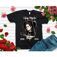 Rip Lisa Marie Presley 1968-2023 T-shirt, Rest In Peace Lisa Marie Presley Shirt — Mens T Shirts