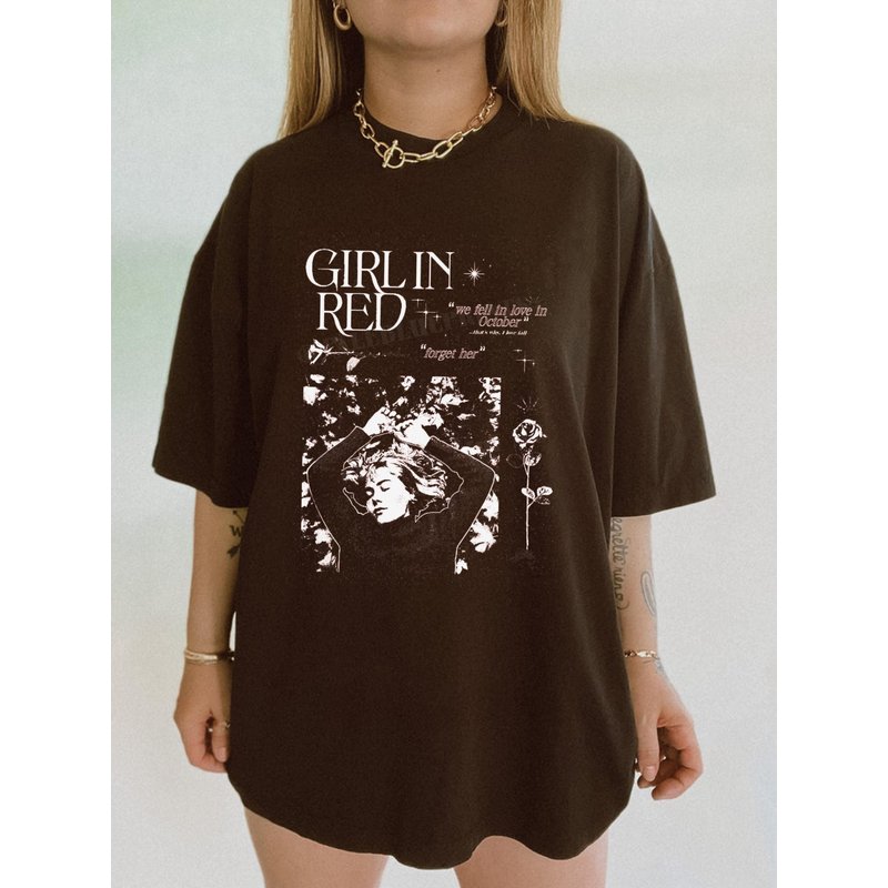 Girl In Red Aesthetic Unisex T-shirt, Girl In Red Uk 2022 Tour Vintage
