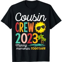 Cousin Crew 2023 Summer Vacation Beach Family Trip Matching T-shirt — Mens T Shirts