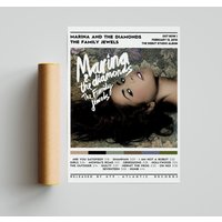 Marina Diamandis - The Family Jewels Album Premium Matte Vertical Poster