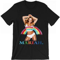 Mariah Carey T-shirt - Rainbow - 90s Pop Icon