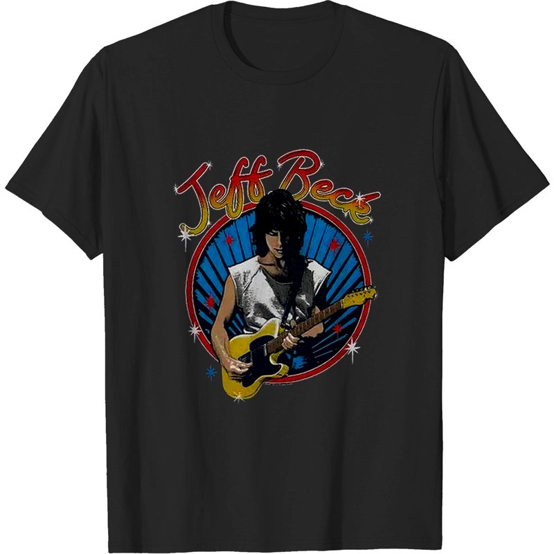 Vintage Jeff Beck Shirt Rip Guitar Legend Merch, Jeff Beck T-shirt — T-shirts pour hommes