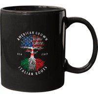 American Grown Italian Roots Italy Flag National Mugs — Mugs & Tumblers