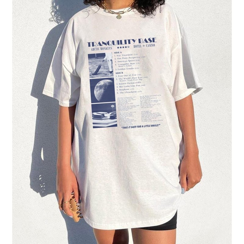 Tranquility Base Arctic Monkey Rock Music Band Unisex Shirt — T-shirts pour hommes