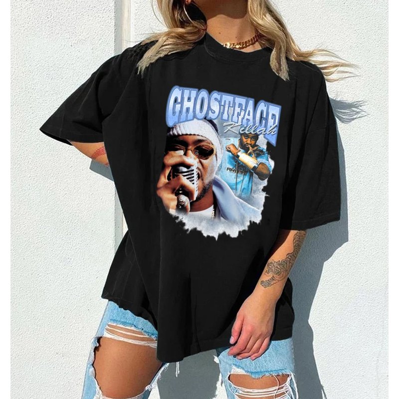 Ghostface Killah Rapper Vintage Graphic Tshirt - Ghostface Killah Vintage Graphic