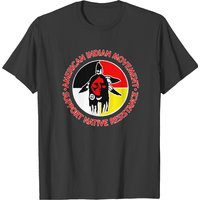 American Indian A I M 11 T-shirts — Mens T Shirts