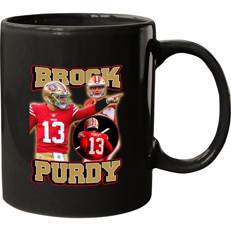 Brock Purdy Shirt, Vintage Brock Purdy Style Mugs — Mugs & Tumblers