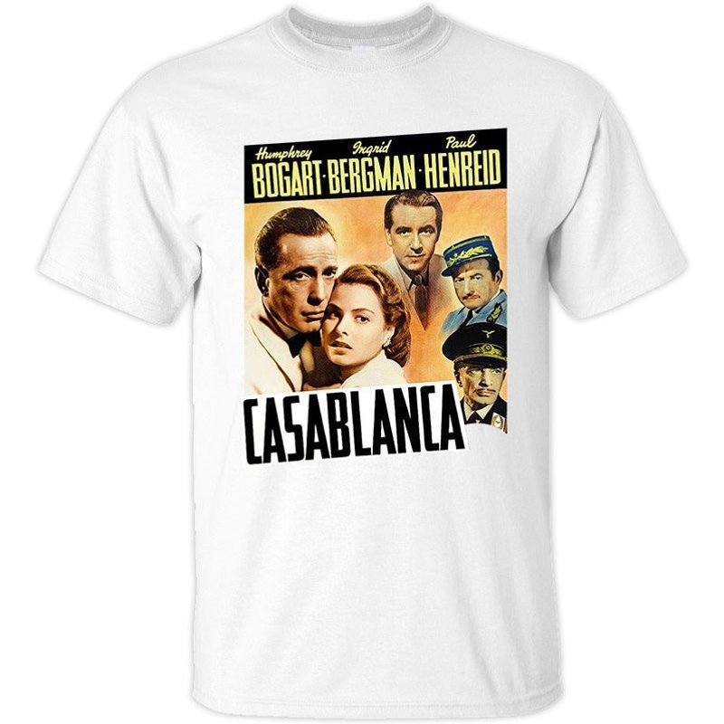 Casablanca V2 Poster Men T Shirt — Mens T Shirts