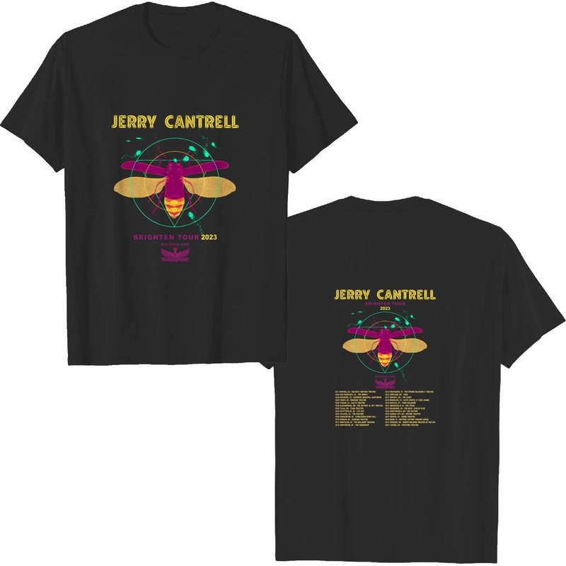 Jerry Cantrell Brighten Tour 2023 Concert Shirt — T-shirts pour hommes