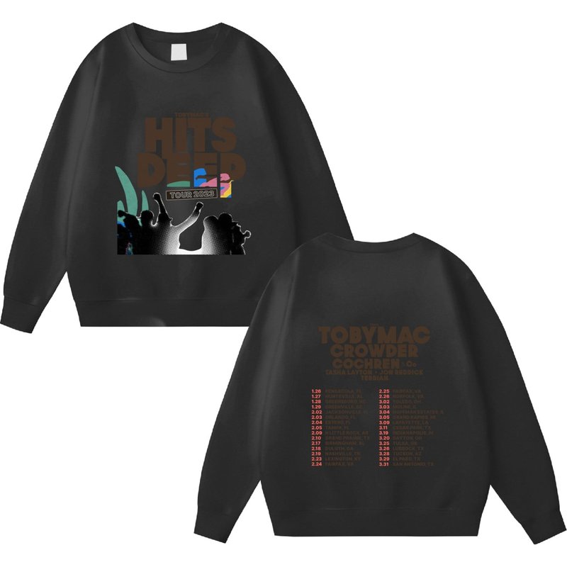 Tobymac Hits Deep Tour 2023 T-shirt — Sweats à capuche pour hommes